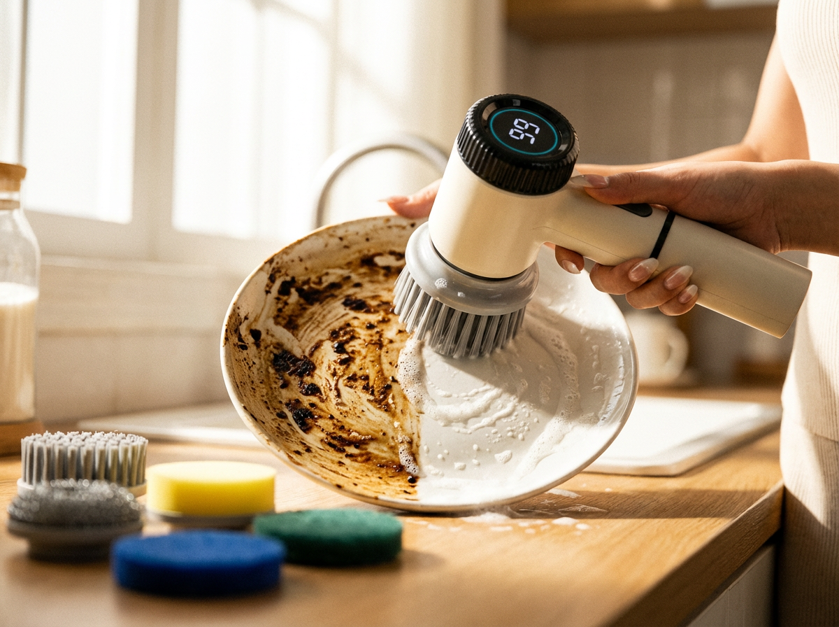 Electric Scrubber For Washing Dishes